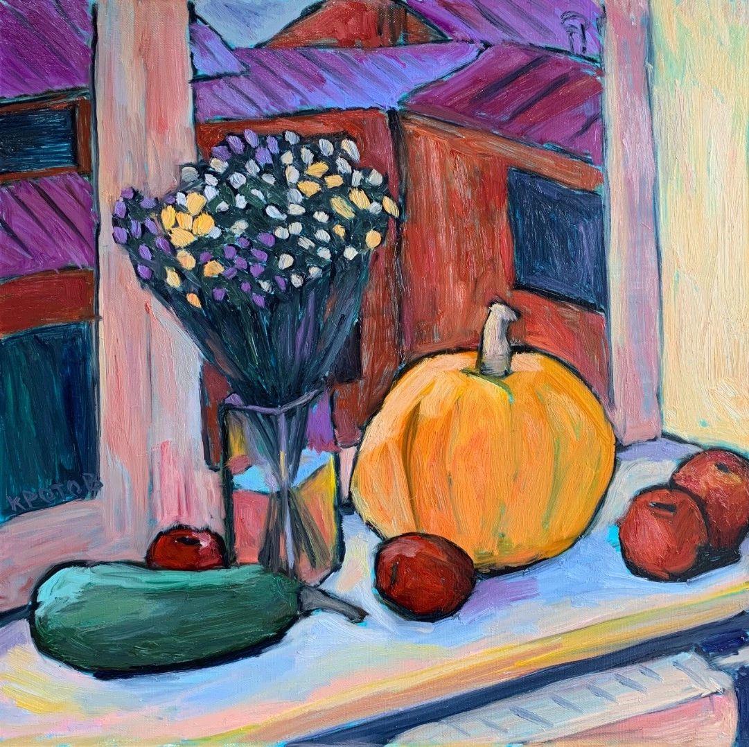 Still life with pumpkin