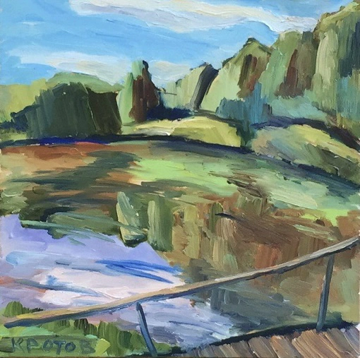 Landscape with a lake