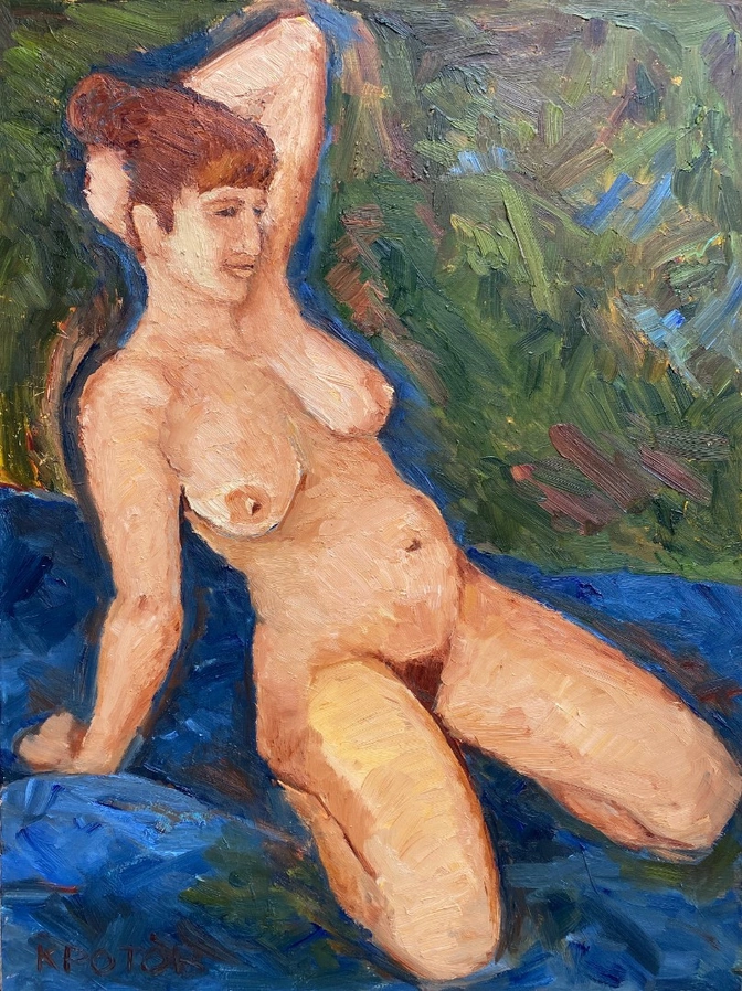 A naked woman